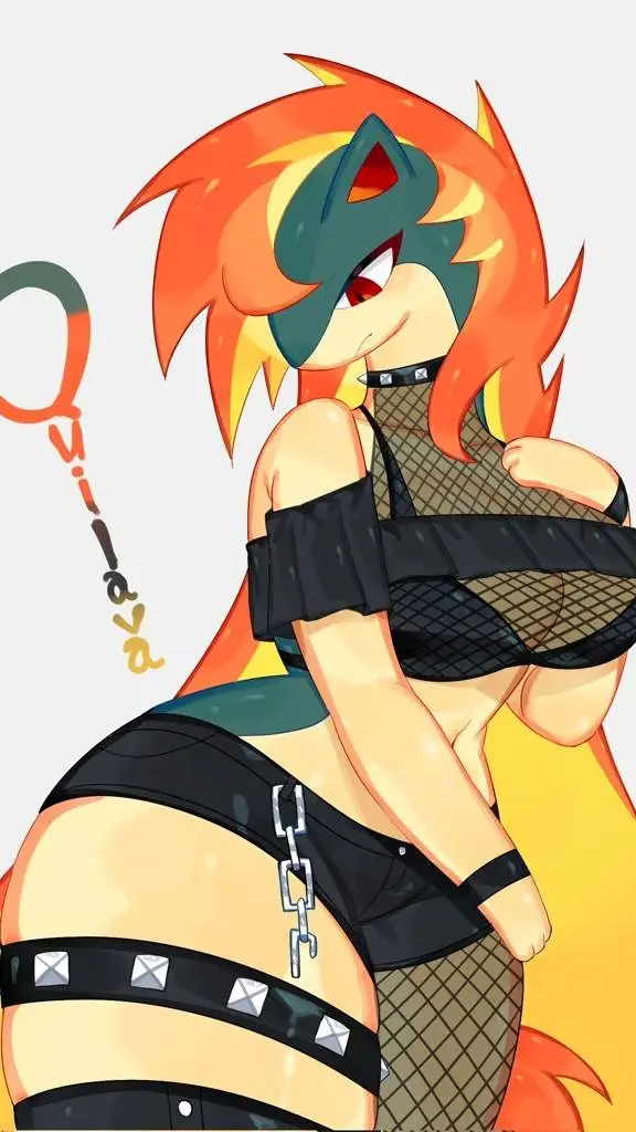 ai character: Quilava background