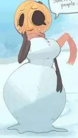 ai character: Snow Golem background