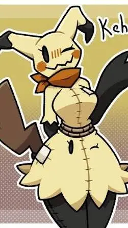 ai character: Mimikyu background