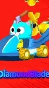 ai character: BRIIDiamondBlade.  background