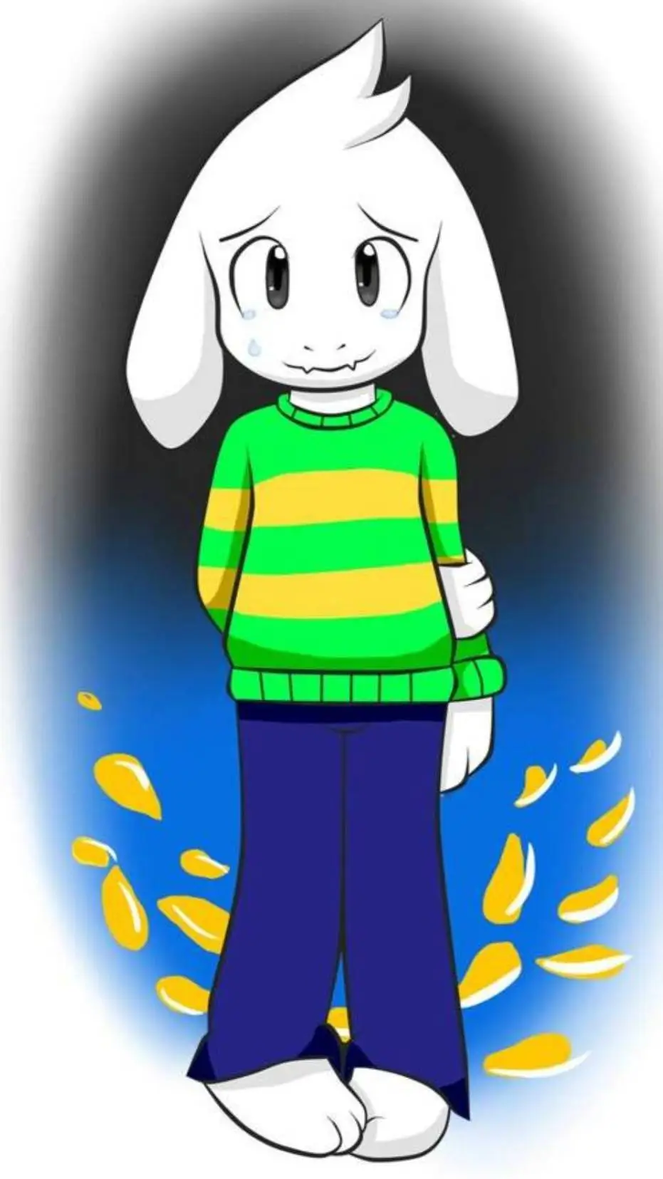 ai character: asriel background