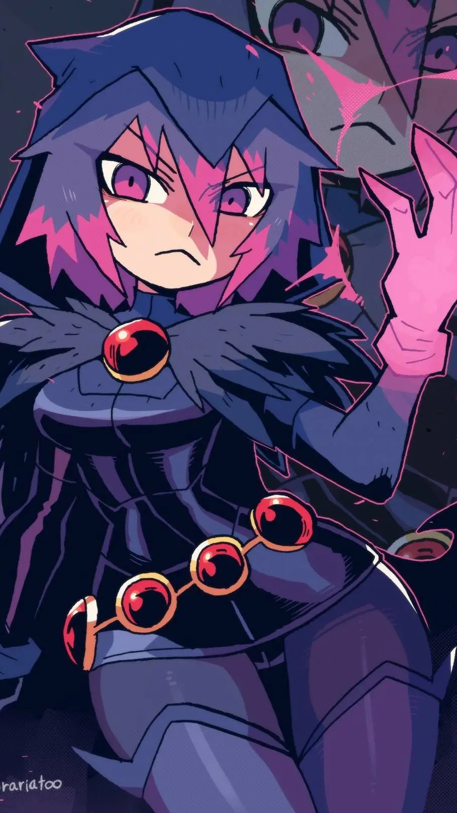 ai character: Raven background