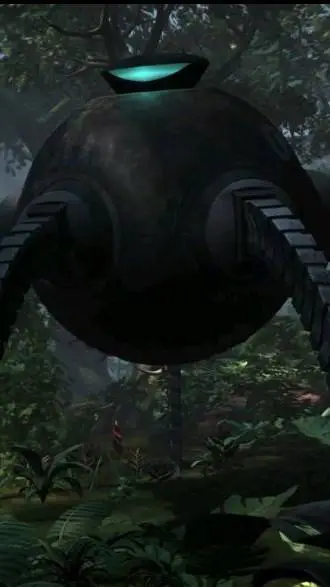 ai character: omnidroid v8 background