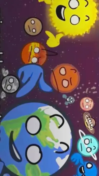 ai character: planetas background