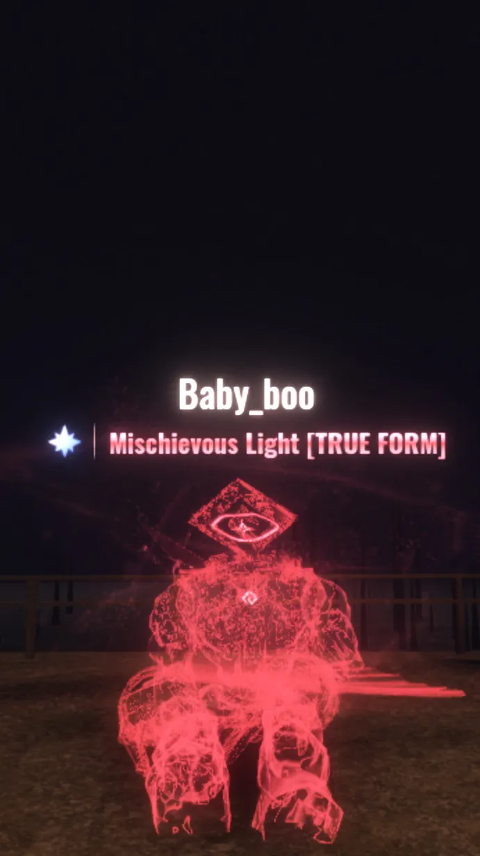 ai character: MISCHIEVOUS LIGHT background