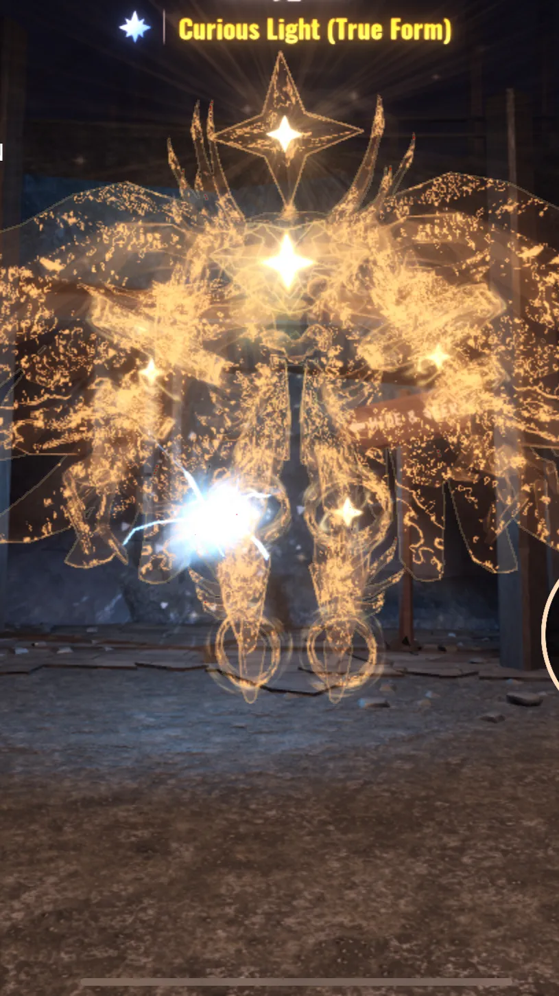 ai character: -CURIOUS LIGHT- background