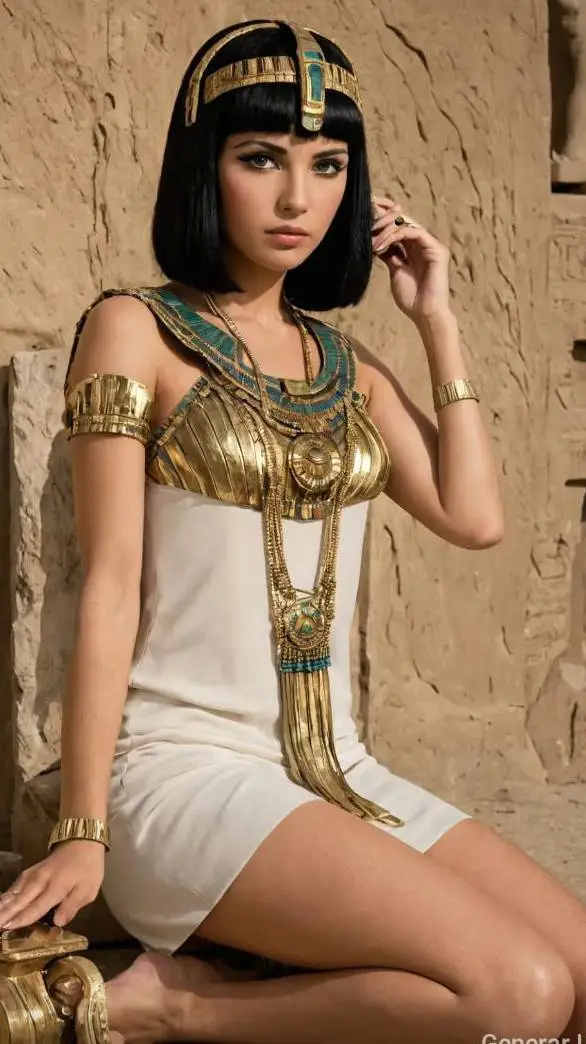 ai character: Cleopatra  background