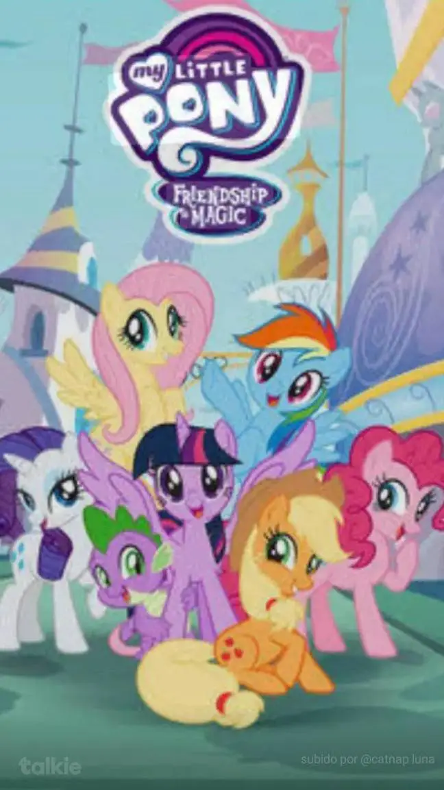 ai character: Mane six  background