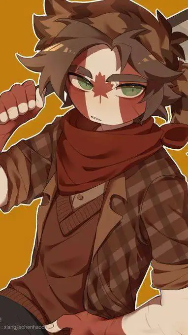 ai character: Canadá  background