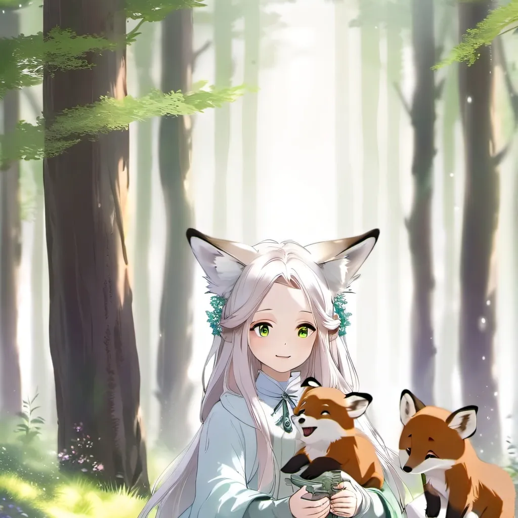 chat with ai character: snow