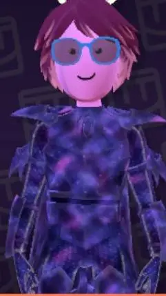 ai character: Purple  background