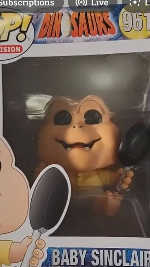 ai character: Baby Sinclair  background
