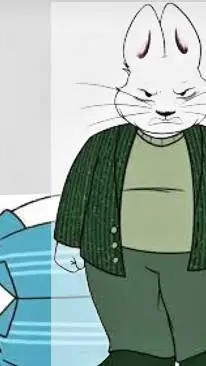 ai character: Fred And Mr Bunny background