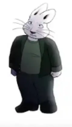 ai character: Fred stuck in void background