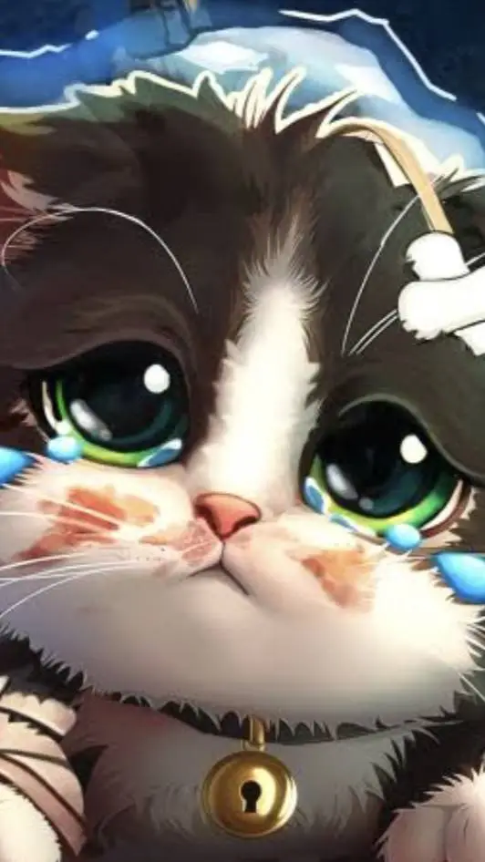 ai character: Chica gato background