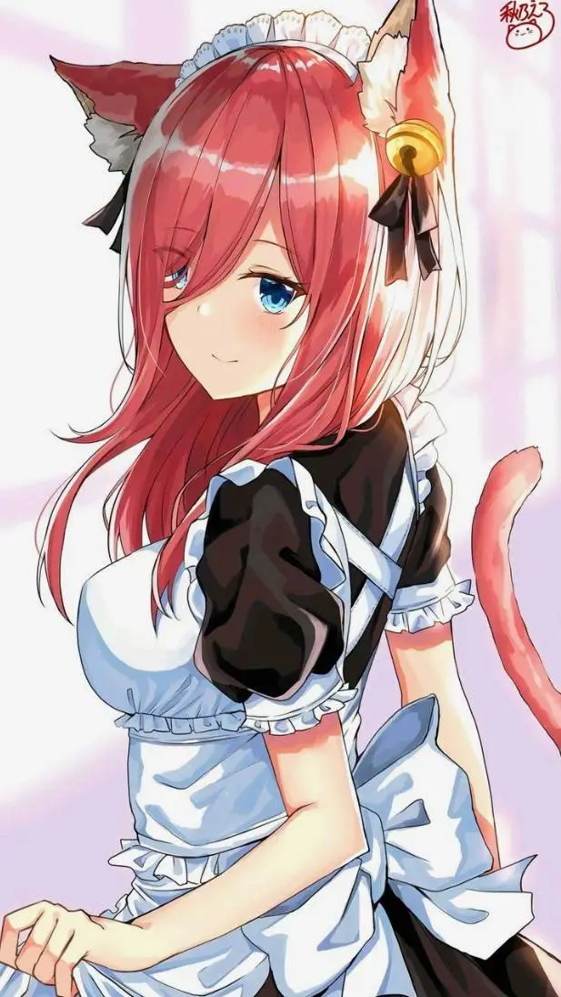 ai character: Miku neko background