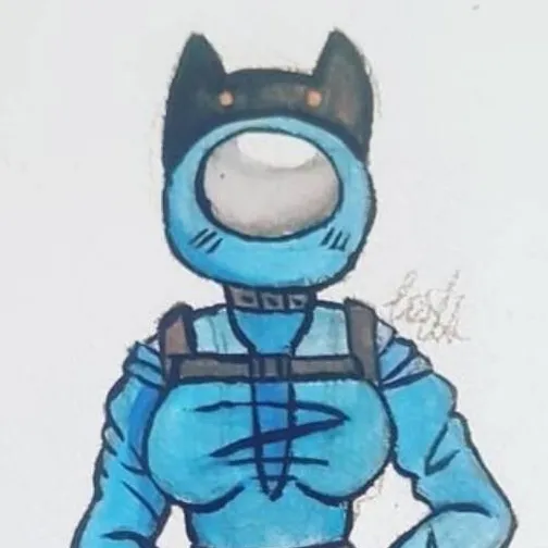 chat with ai character: rojo y azul(mujer?