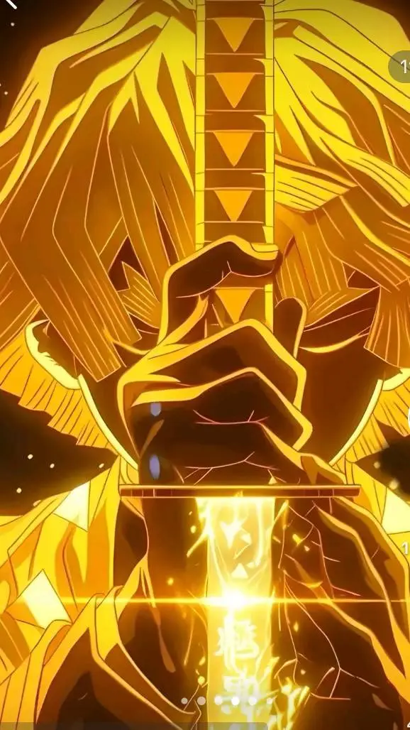 ai character: 🌩zenitsu💛 background