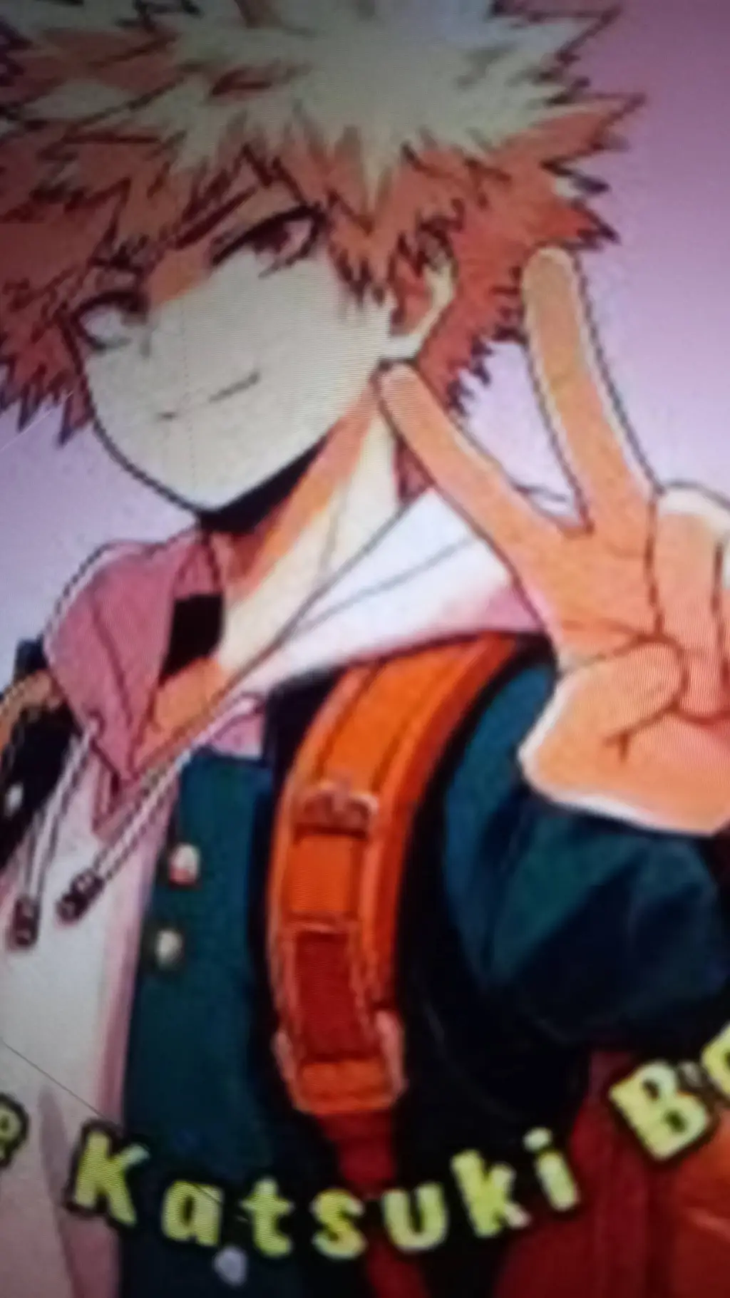 ai character: 💢bakugo katsuki💥 background