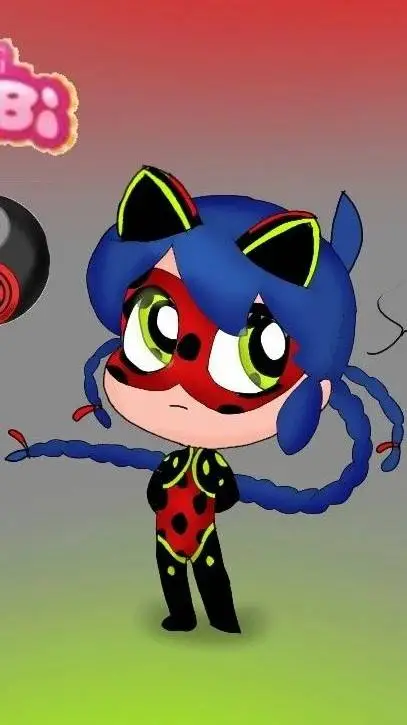 ai character: 🐱BUG NOIR🐞 background