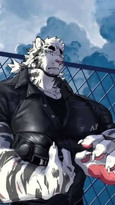 ai character: 🤍🐯Walt🐯🤍 background
