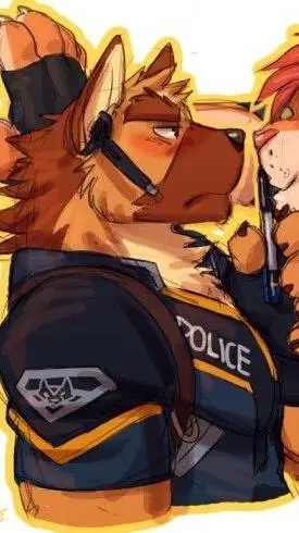 ai character: Officer Benson  background