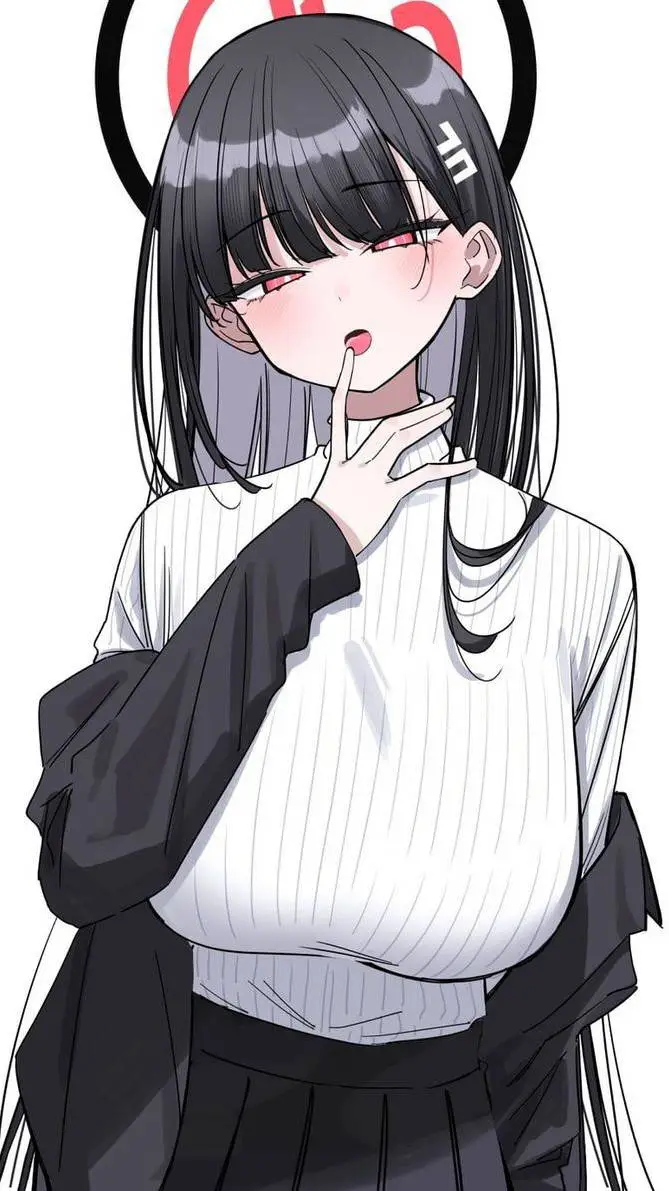 ai character: Río tsukatsuki 🩶🖤 background