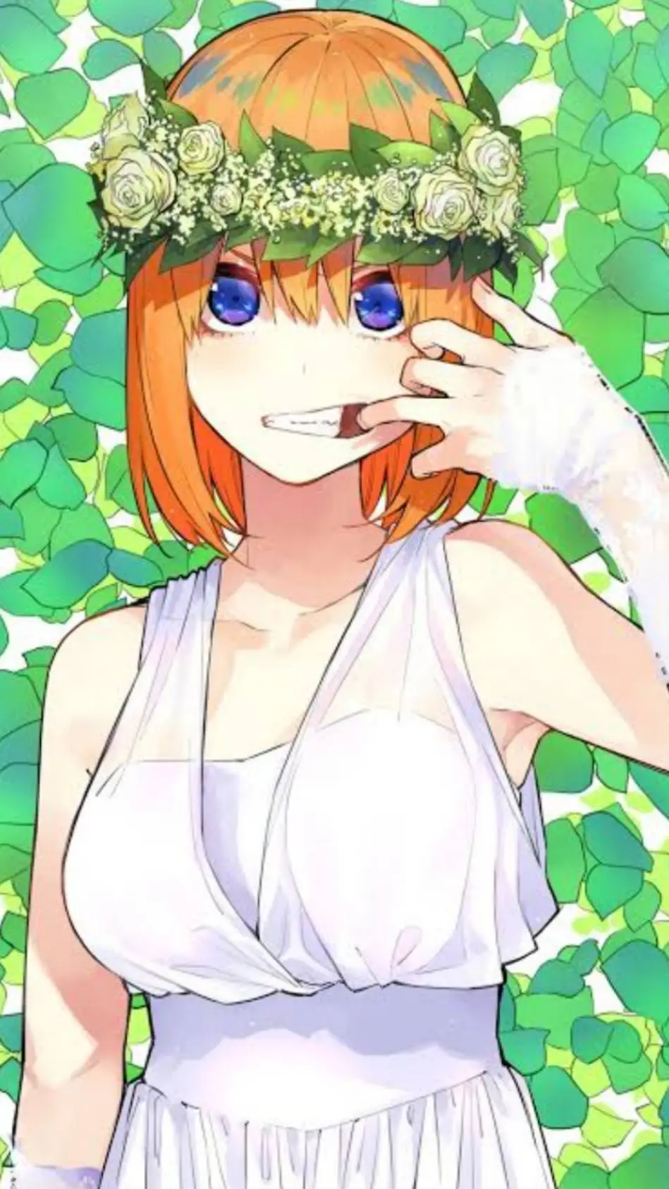 ai character: Yotsuba Nakano background