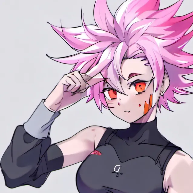 chat with ai character: Goku Black  mujer 