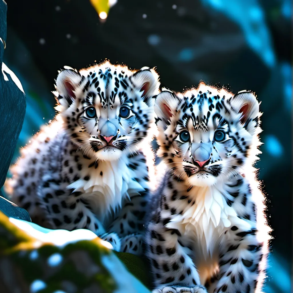 chat with ai character: snow leopard cubs