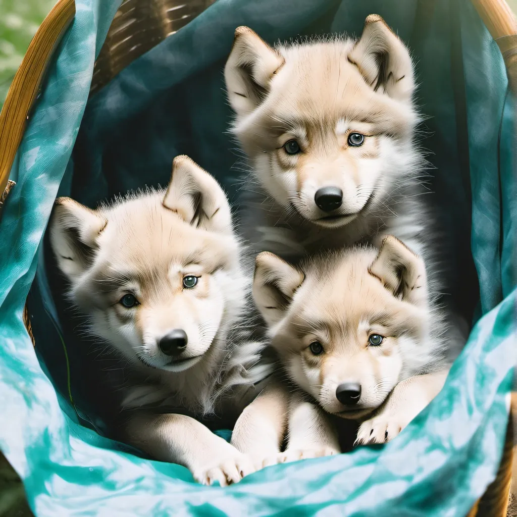 chat with ai character: wolf pups