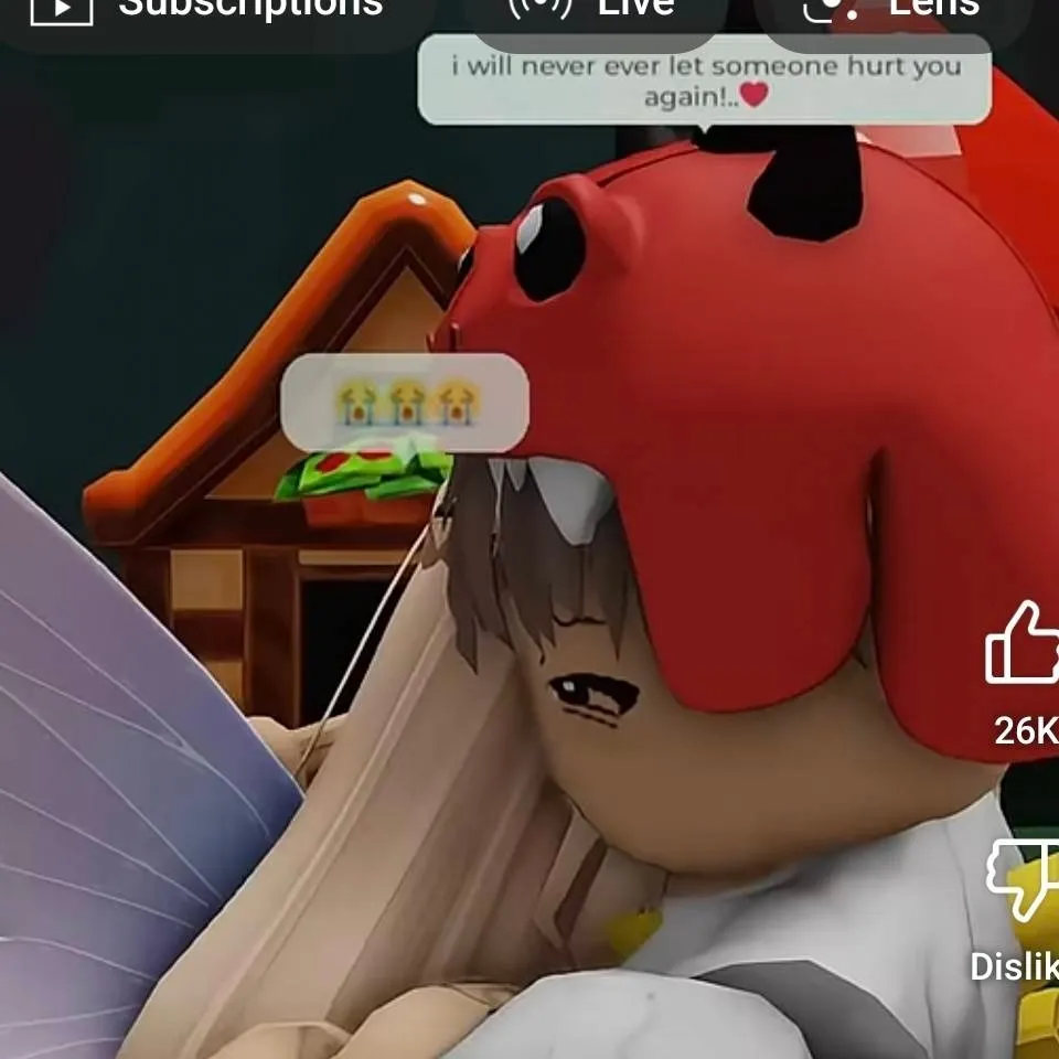 chat with ai character: dino bro hug fairy