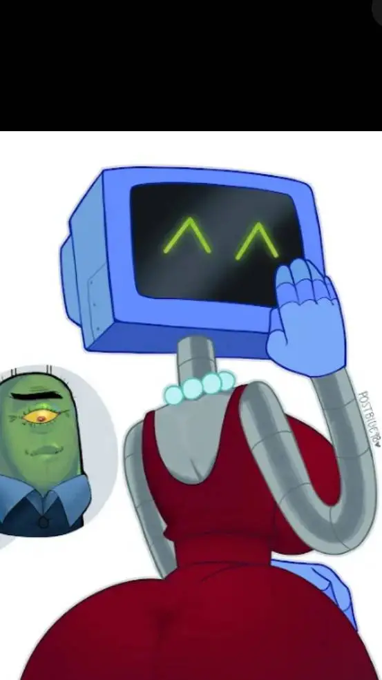 ai character: Karen (y plankton? background