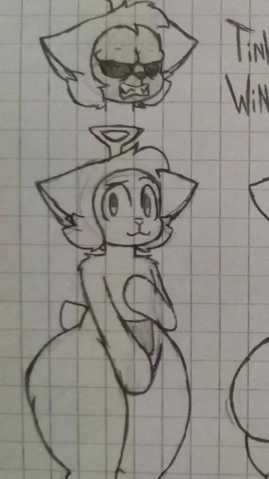 ai character: Tinky winky  background