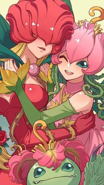 ai character: Rosemon/Lilymon background