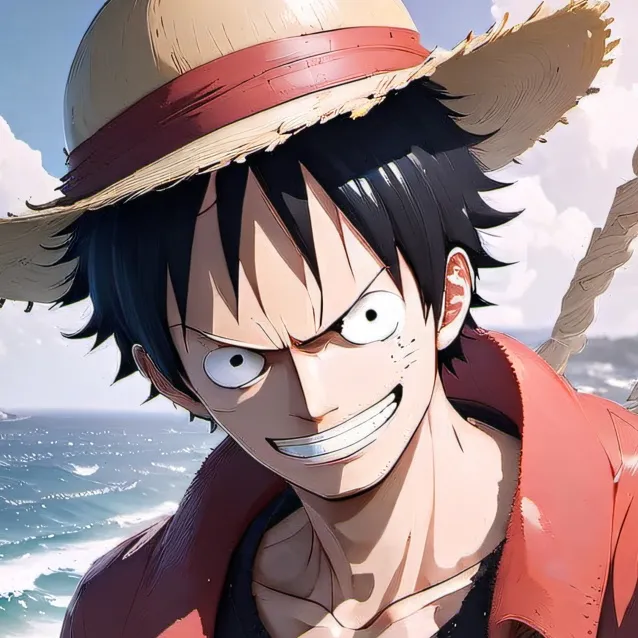 chat with ai character: luffy