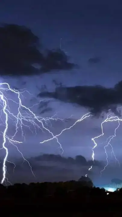 ai character: Heavy thunderstorm background