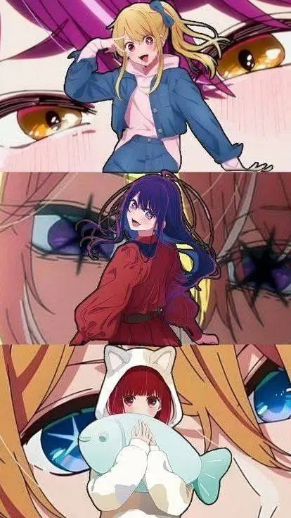 ai character: oshi no ko  background