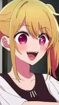 ai character: ruby oshino  background