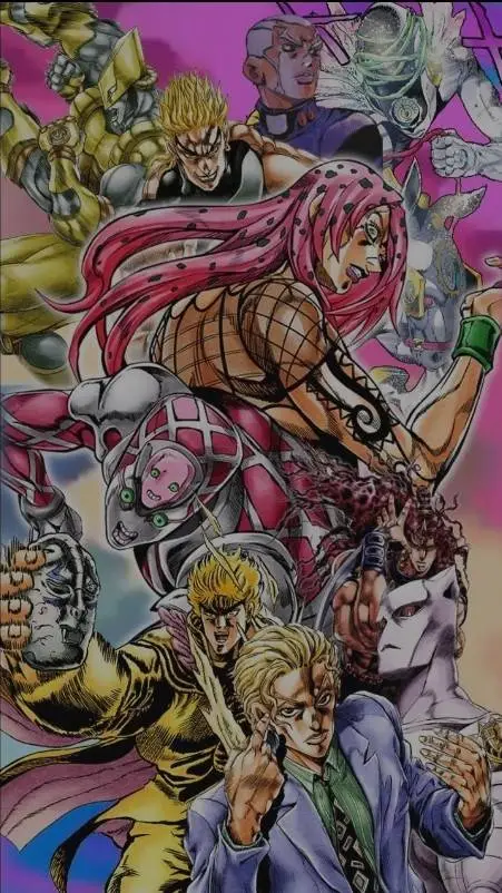 ai character: Jjba Villains GC background