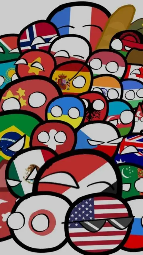 ai character: [country Ball]  background
