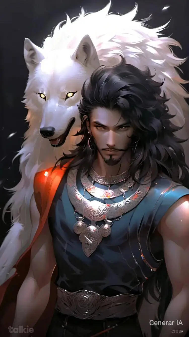 ai character: Alexander LoboAlfa background