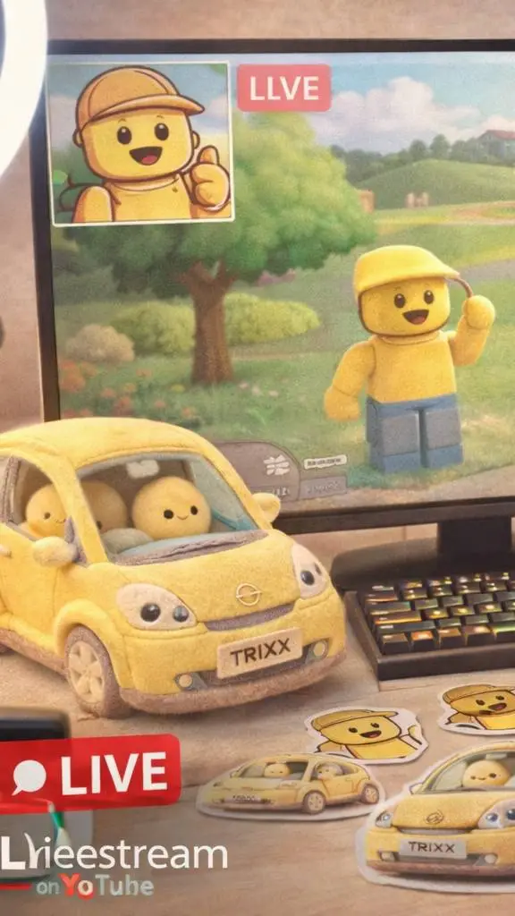 ai character: mr noobs merchs  background