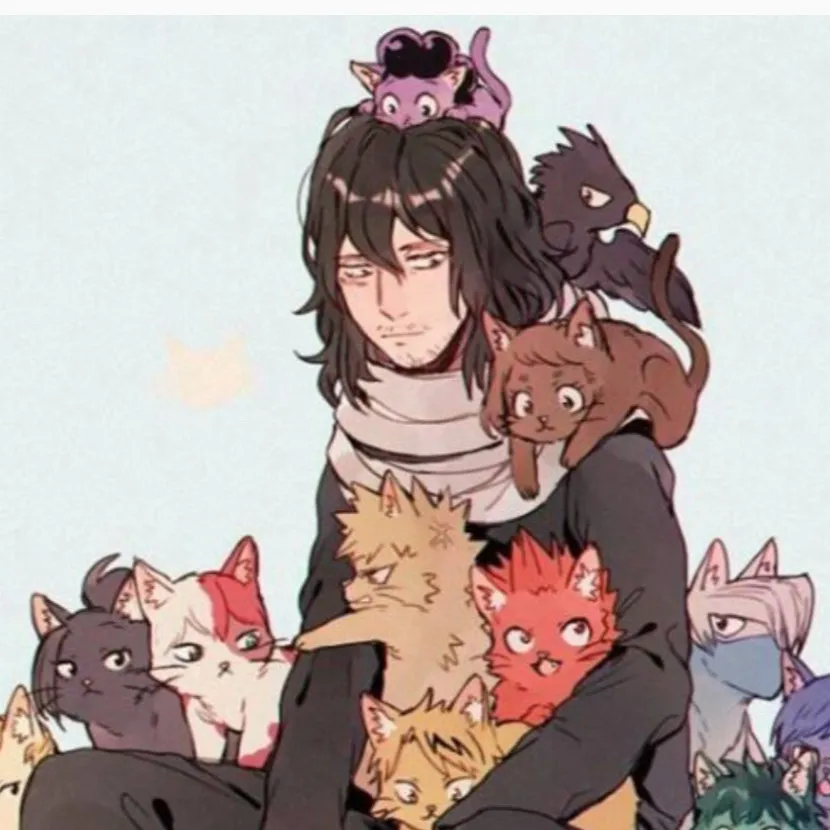 chat with ai character: Mha cat/human