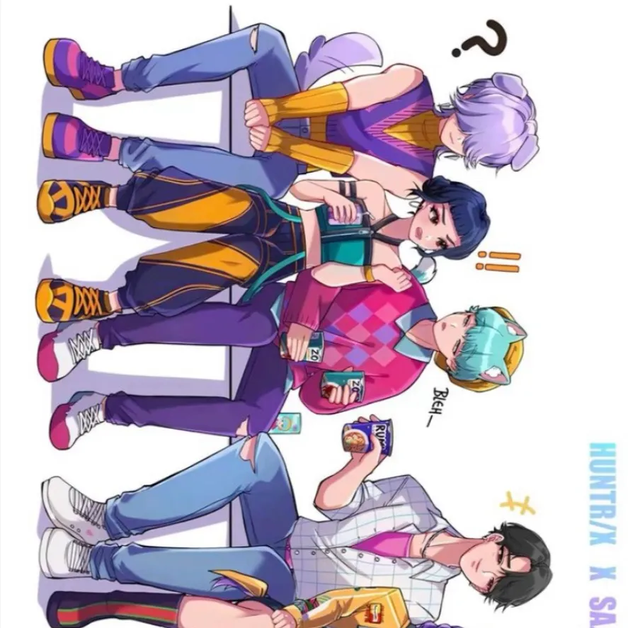 chat with ai character: Saja boys cats