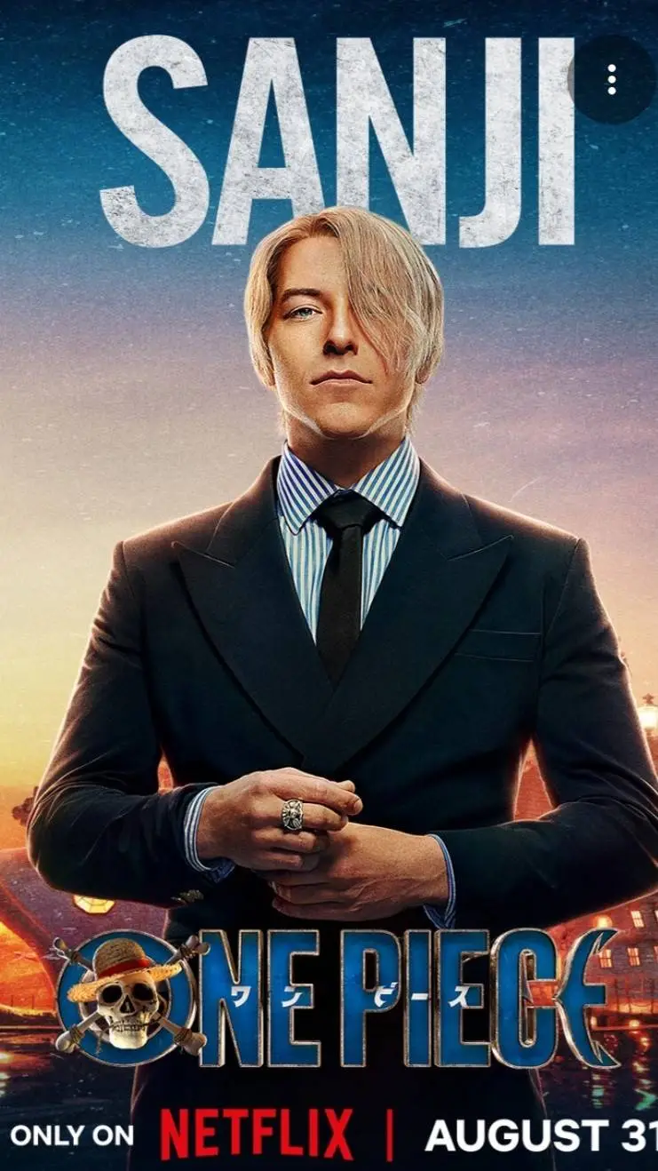 ai character: Sanji -live action background