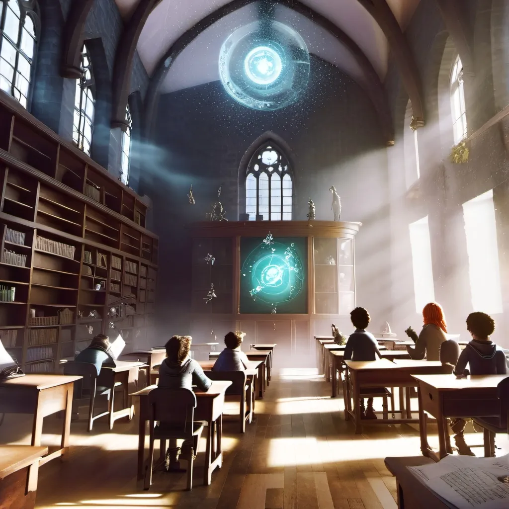 chat with ai character: Hybrid School
