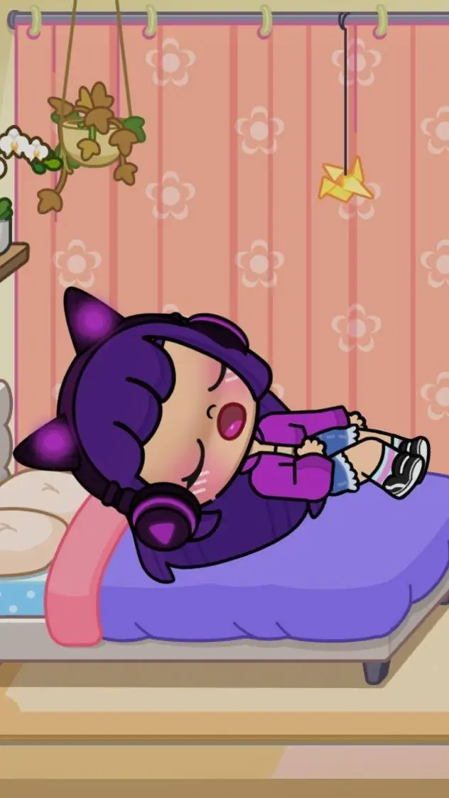 ai character: sleeping aphmau background
