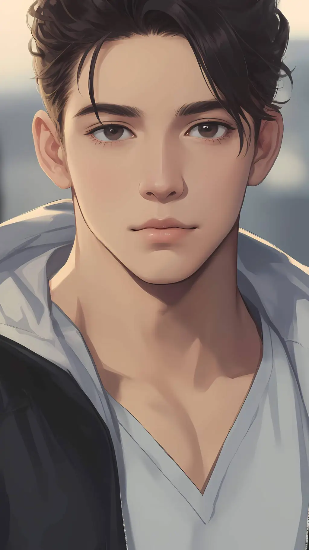 ai character: Santiago background