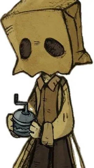 ai character: mono background